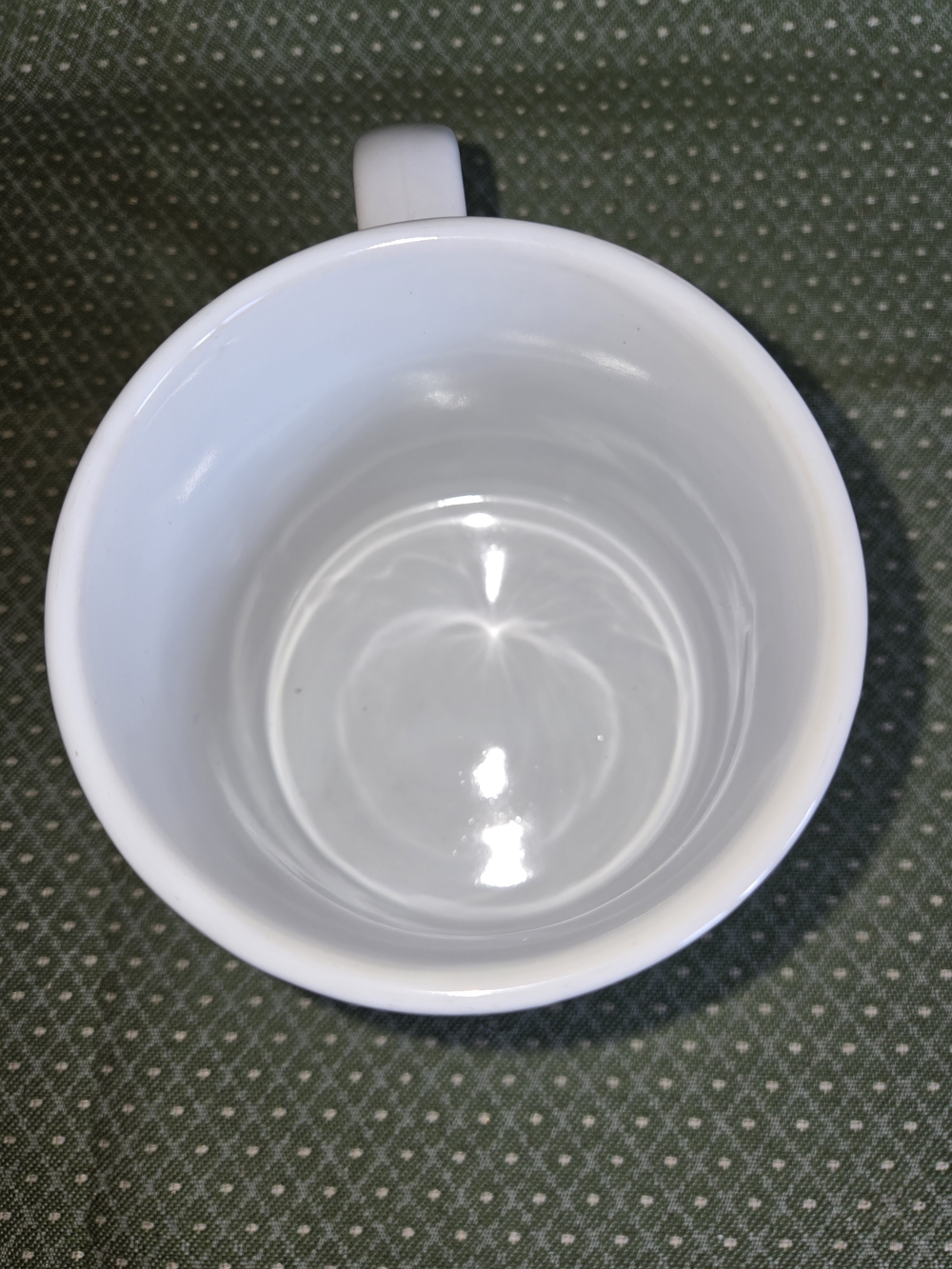 'Punch Today in the Face' Ceramic Mug with Mint Green Wide Bottom - Picture 6 of 8